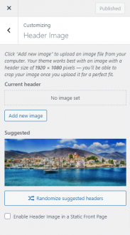 How to Add or Remove Header Image? – Creativ Themes